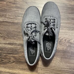 VANS Off the Wall Shoes Men's 7.5 Wom Women 9 Authentic Era Gray Low Top New